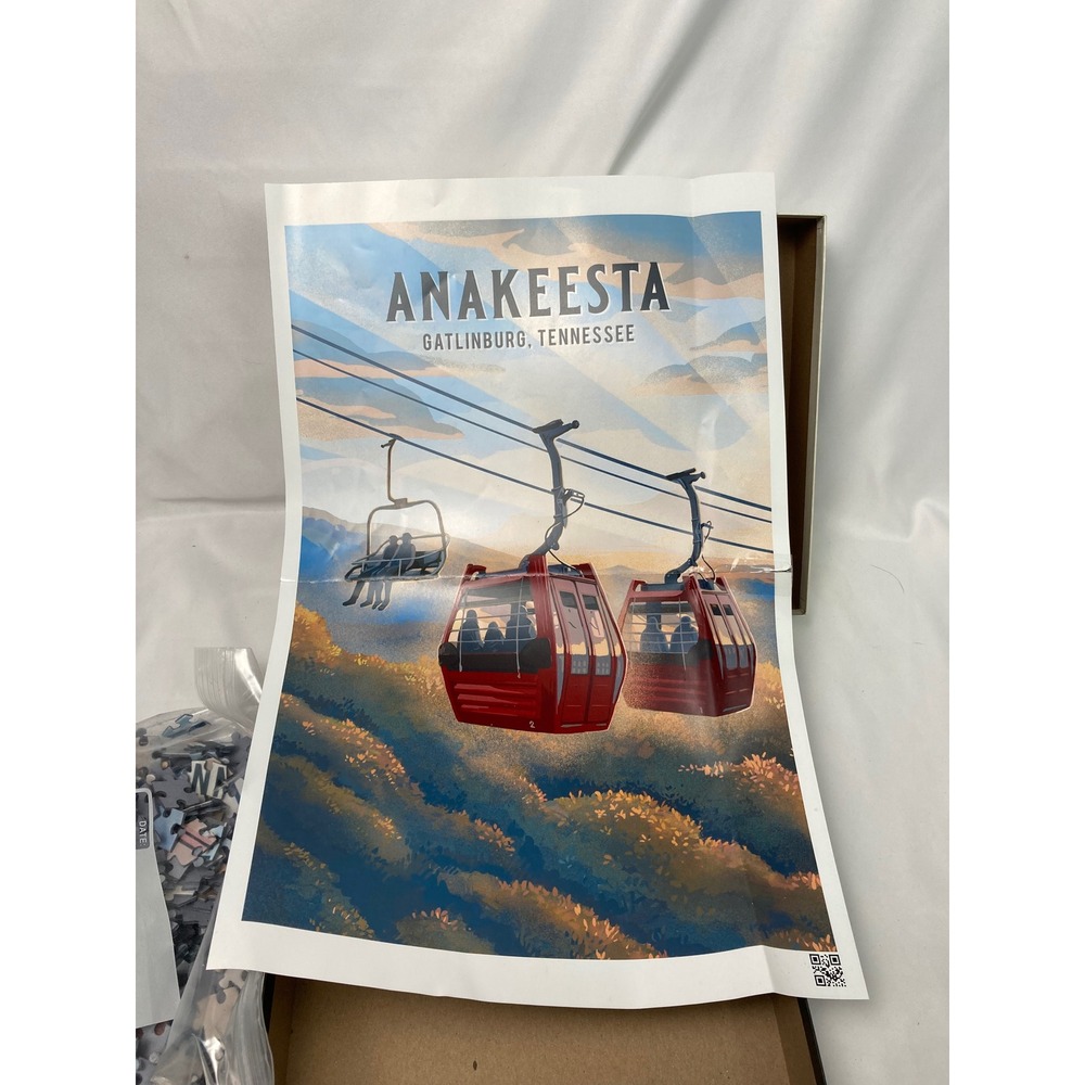 Anakeesta Gatlinburg TN 1000 Piece Puzzle‎ Lantern Press Gondola Scenic Travel - Picture 8 of 8